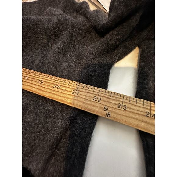 R Label Medium Women Open Front Duster Sweater Wool Cashmere Blend F01 - Picture 7 of 8